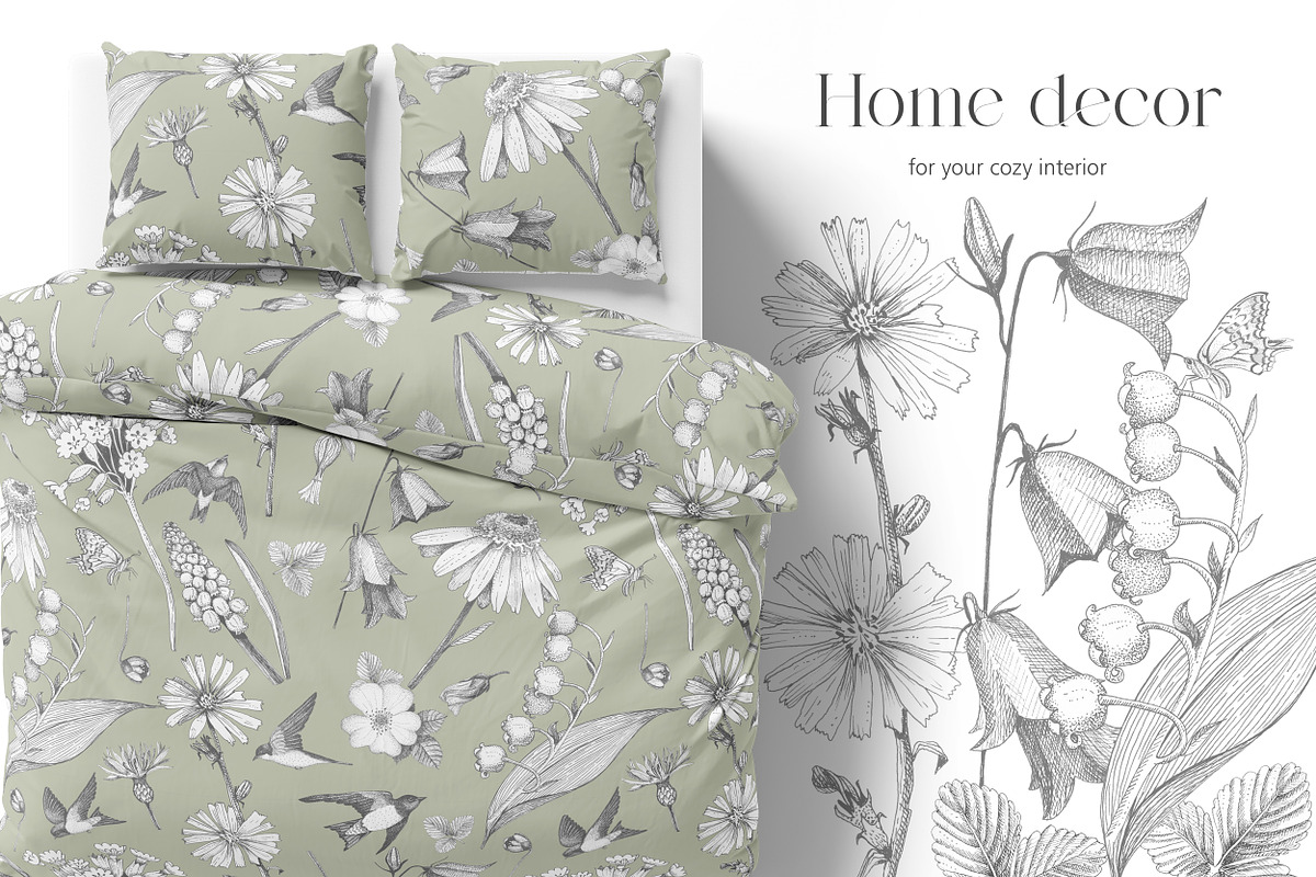 SPRING MEADOWS, a Pattern Graphic by Kate Demyanovska (Photo 7 of 10)