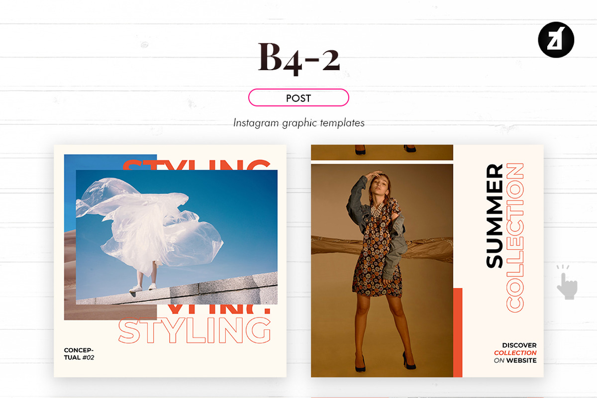 B4-2 Social media template, a Social Media Template by Chanut is industries (Photo 4 of 11)