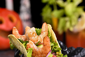 Shrimp Tacos for Halloween, a Food & Drink Photo by Apolonia