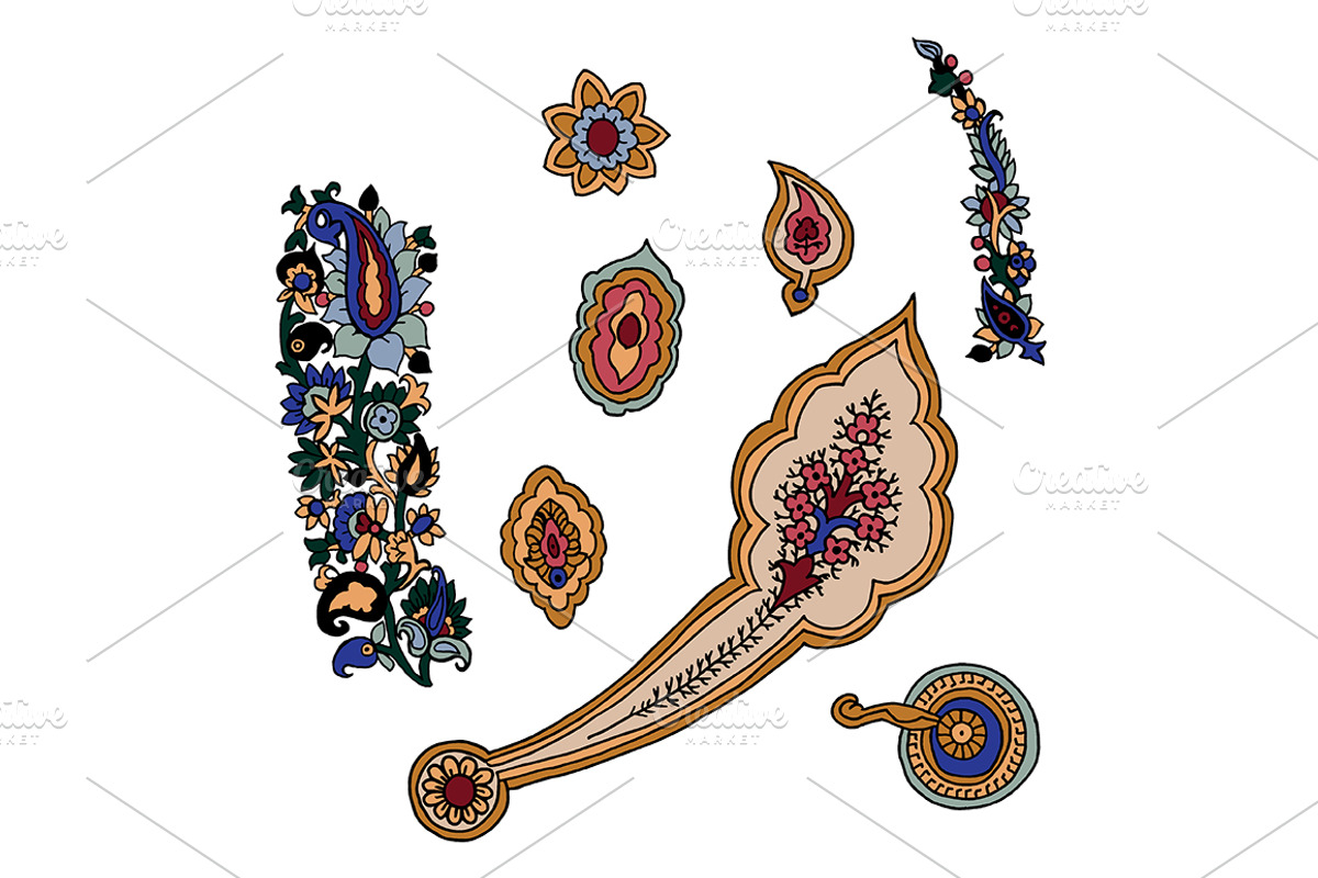 Paisley Vector Bundle, an Illustration by StabuLaRasa illustration (Photo 3 of 27)