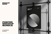 Poster Mockup Bundle, a Print Template by Mockup Gang (Thumbnail 1 of 9)