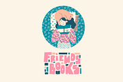 Literature Fans - cute illustration, an Education Illustration by LaVika (Thumbnail 5 of 8)