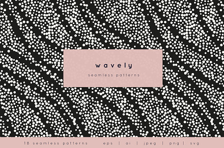 Wavely. Seamless Pattern Set, a Pattern Graphic by Curly_Pat