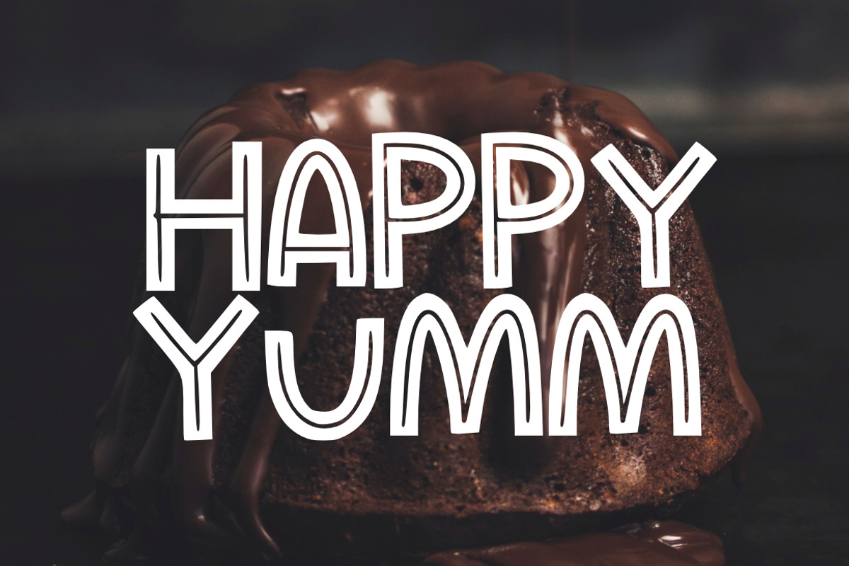 Caramel Font preview 3