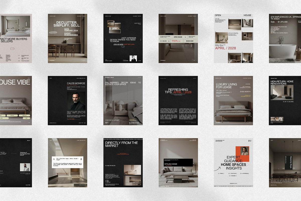 Real Estate Instagram Post Kit, a Social Media Template by Prapti Design (Photo 9 of 10)