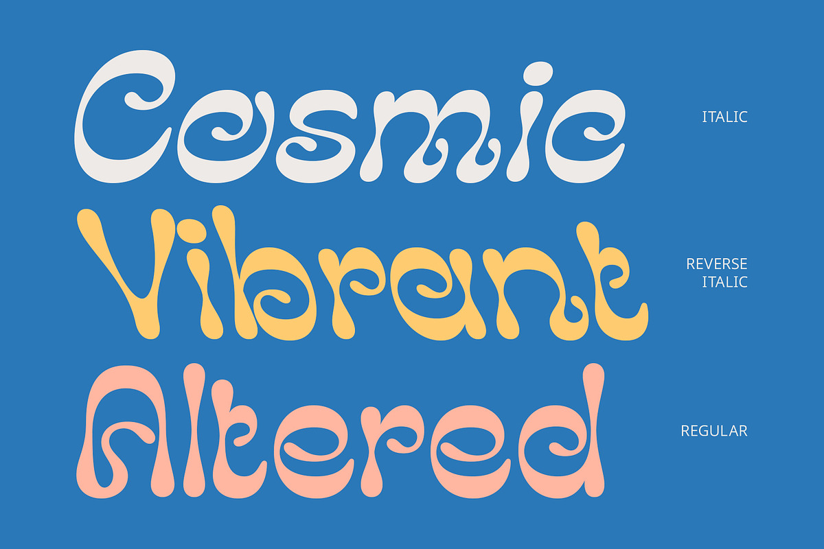 CS Rianty – Trippy Font, a Sans Serif Font by Craft Supply Co. (Photo 4 of 8)
