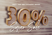 Wooden – 3D Lettering, a Graphic by Deeezy (Thumbnail 4 of 5)