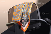 Silk Scarf Mockup - Studio series 02, an Apparel Mockup by Mocku (Thumbnail 10 of 13)