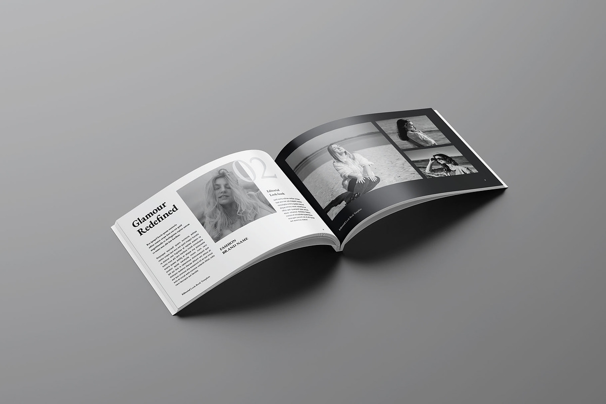 Look-book Template Landscape, a Magazine Template by Seeing-art (Photo 5 of 10)