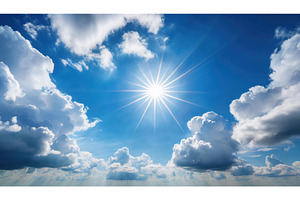 Bright sky with sunrays breaking, a Nature Photo by Igor Tichonow