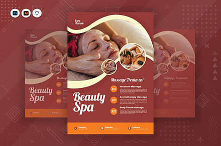 Beauty Spa Poster, a Poster Template by Fannan Studio