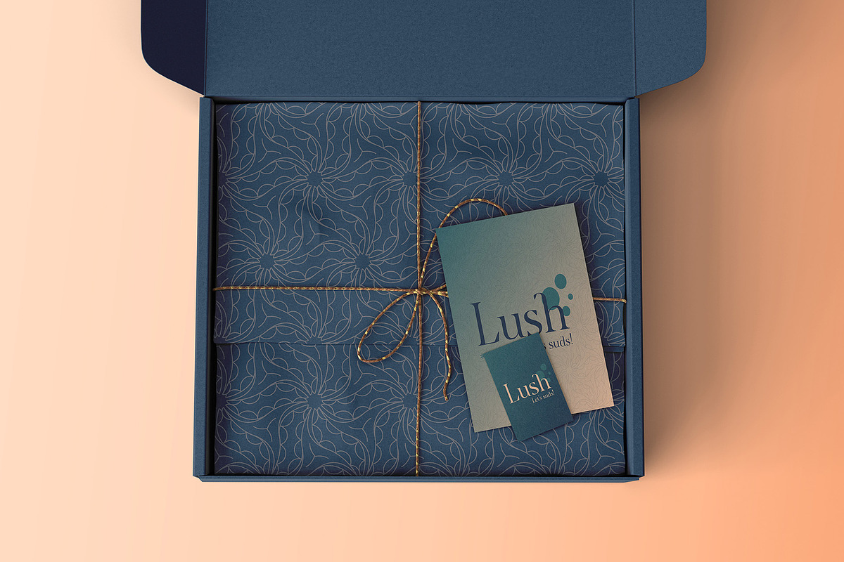 Wrapping tissue in Gift Box, a Packaging Mockup by Mocklux (Photo 2 of 3)