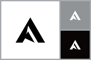 Letter A Initial Symbol Vector, a Branding & Logo Template by quadrazo