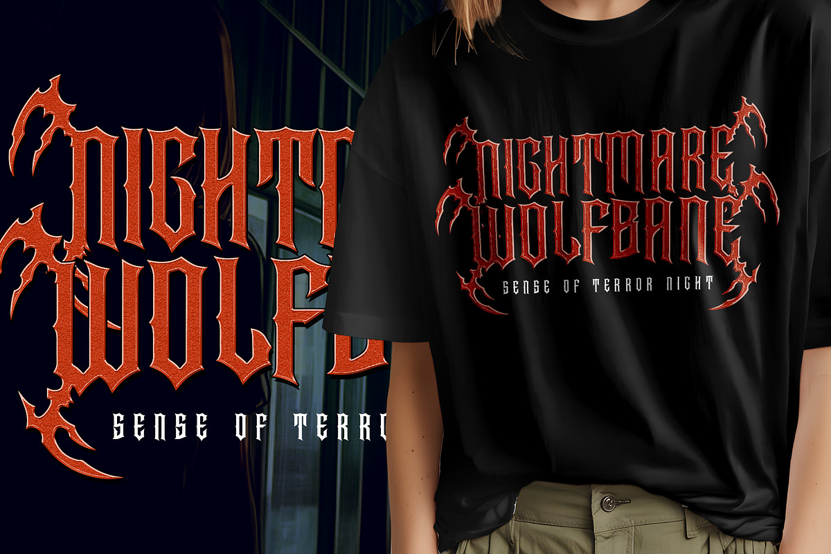 DRAKENHOLD Black Metal Display, a Blackletter Font by dansdesign (Photo 11 of 12)