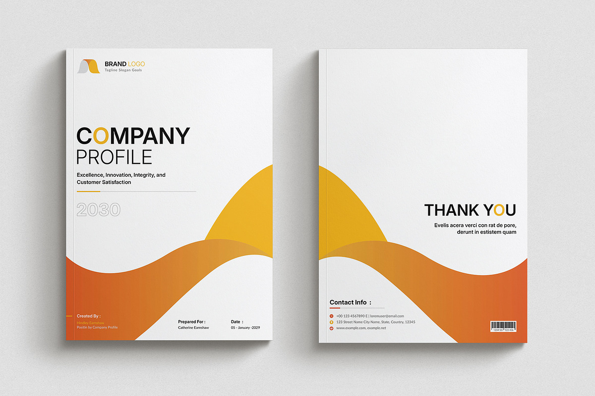 Company Profile Brochure Template, a Brochure Template by Cleffon_Graphic_Studio (Photo 7 of 8)