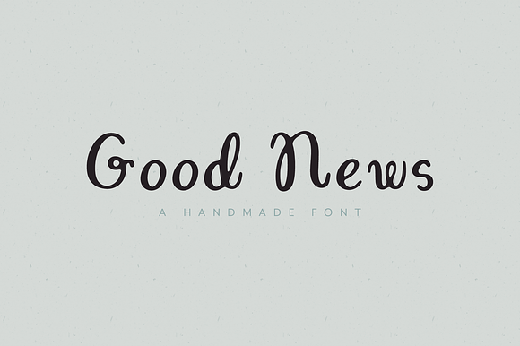 Good News Hand Lettered Display preview 8
