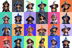 125 Animoji - Wizard Woman