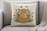 Cute Easter Groundhog Clipart Set, a Graphic by T-shirt Pond (Thumbnail 8 of 8)
