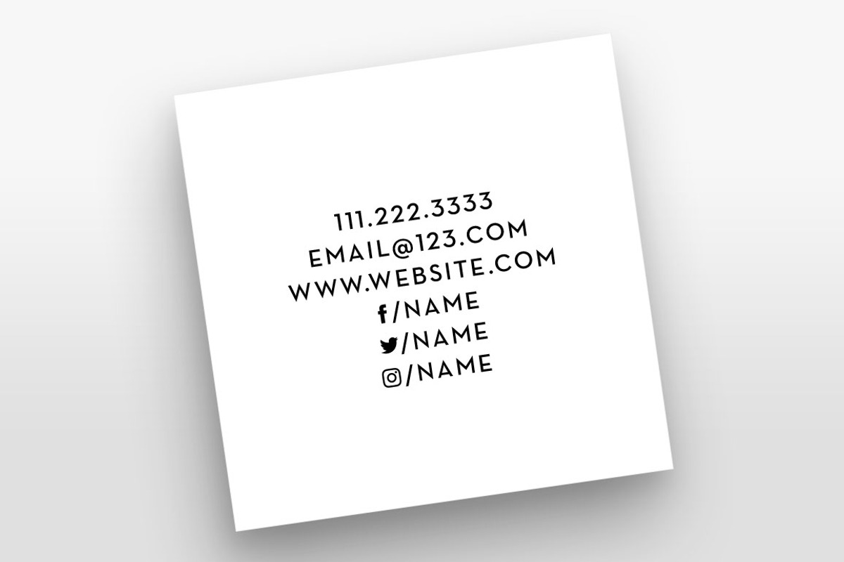 The Small Initial - Business Card, a Business Card Template by xxDeadPixels (Photo 3 of 5)