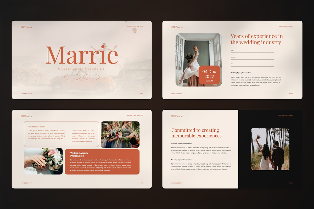 Wedding Presentation Google Slide, a Presentation Template by SquidPixey (Photo 2 of 7)