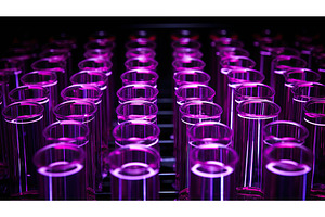 organized purple blood tube ai, a Health & Medical Photo by pikepicture