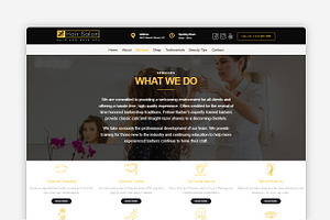 Hair Salon WordPress Theme