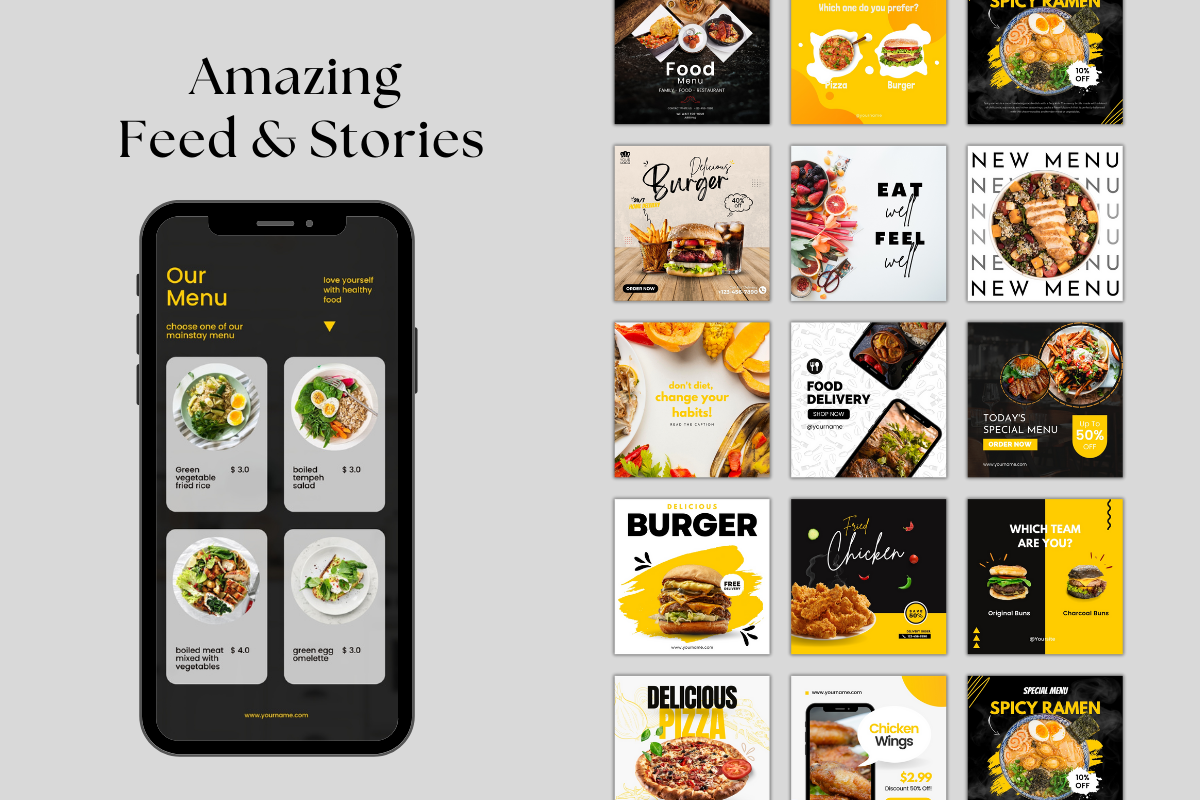 250+ Food & Beverage Templates, a Social Media Template by ResumeFabs (Photo 4 of 6)