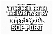 Black Spirit - Condensed Slab Serif, a Slab Serif Font by Pian45 Studio (Thumbnail 8 of 8)