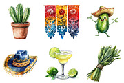 Watercolor Cinco De Mayo PNG, an Illustration by SinaCreation (Thumbnail 2 of 5)