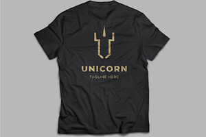 Unicorn Minimalist Logo