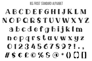 Big Freeze & Big Frost: Winter Fonts