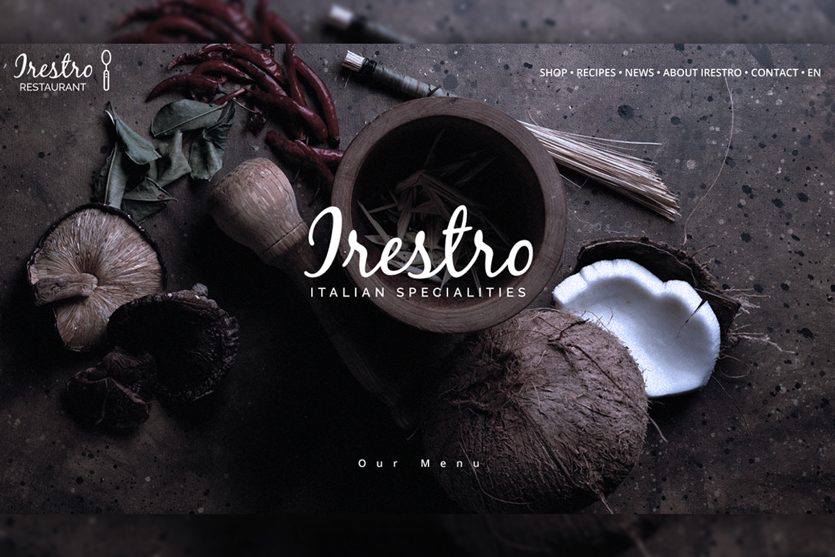 irestro - Restaurant PSD Template, a Websites & App Template by S&C Market (Photo 2 of 2)