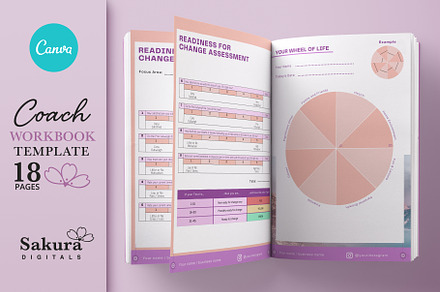 Coach Workbook Template for Canva