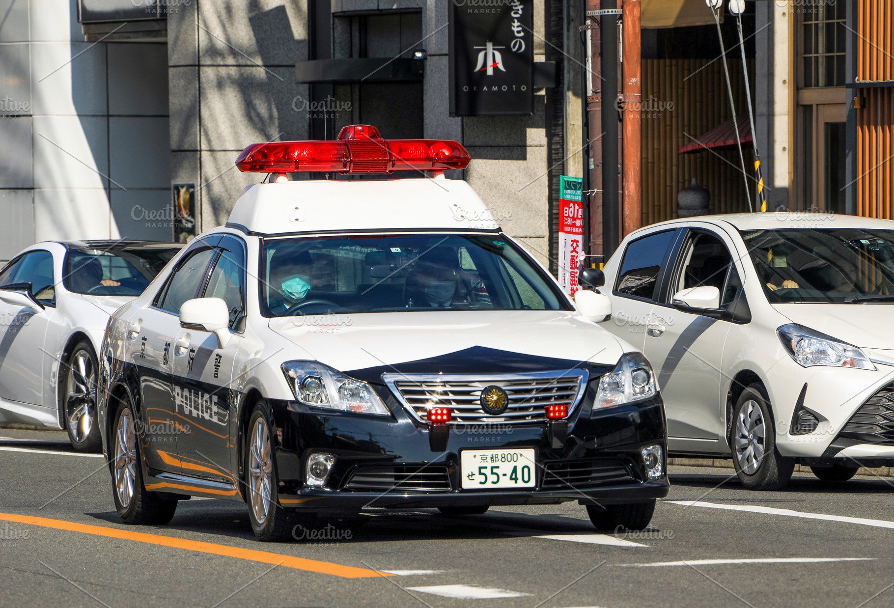 Japanese police patrol car, a Transportation Photo by BOOCYS