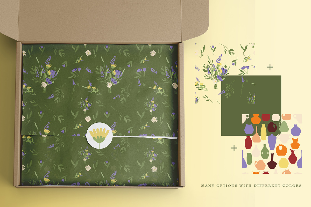 Poem of Flowers Design Set, a Decorative Illustration by WildStrawberry Magic (Photo 21 of 23)