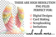 Whimsical Easter Heaven Angel Wings, an Illustration by Daily.Designs (Thumbnail 2 of 8)