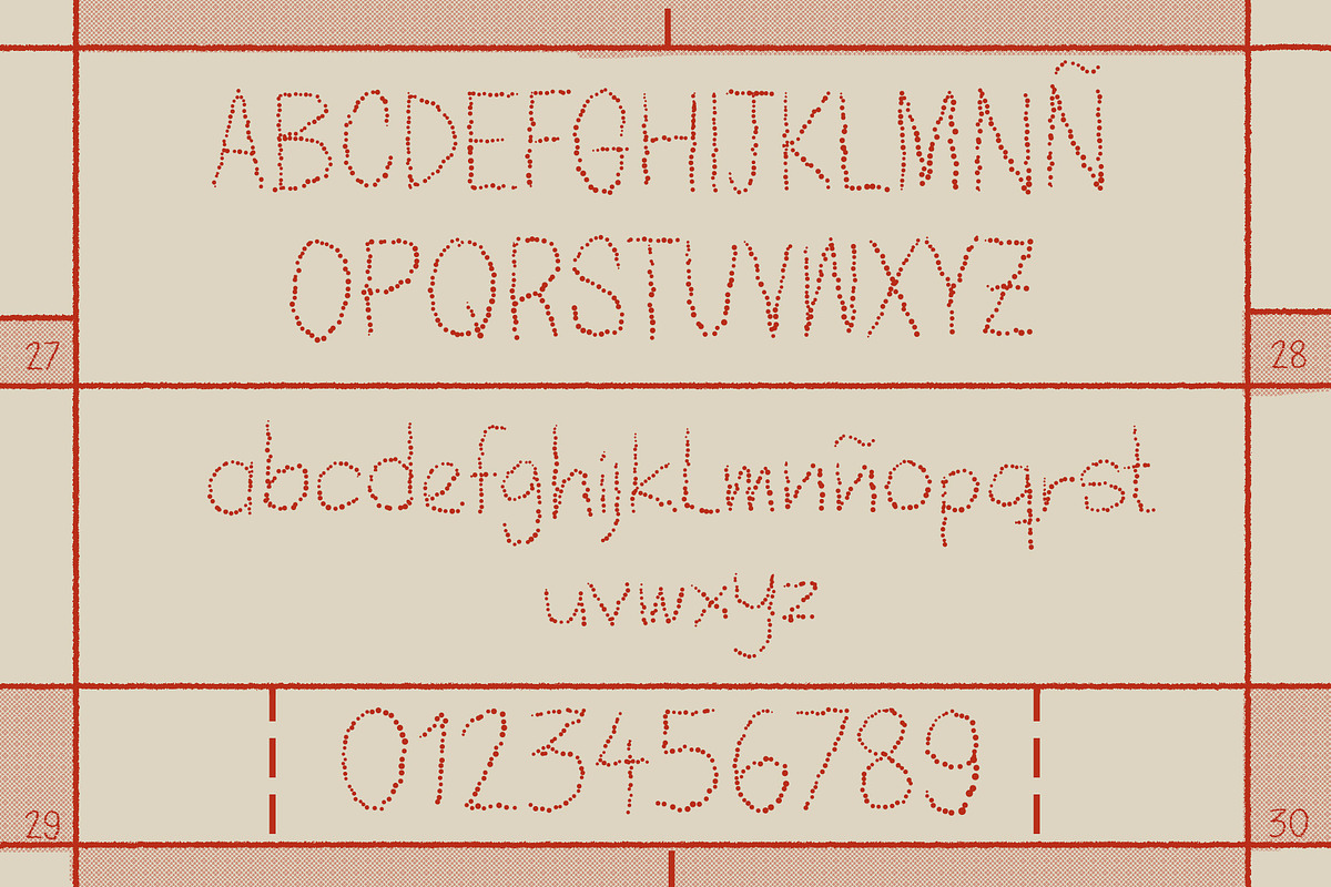 Dotted, a Font by Headquarters (Photo 3 of 5)