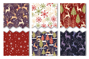 Whimsical Winter, Christmas Patterns