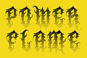 CS Hastings Halfpixel, a Blackletter Font by Craft Supply Co. (Thumbnail 5 of 8)
