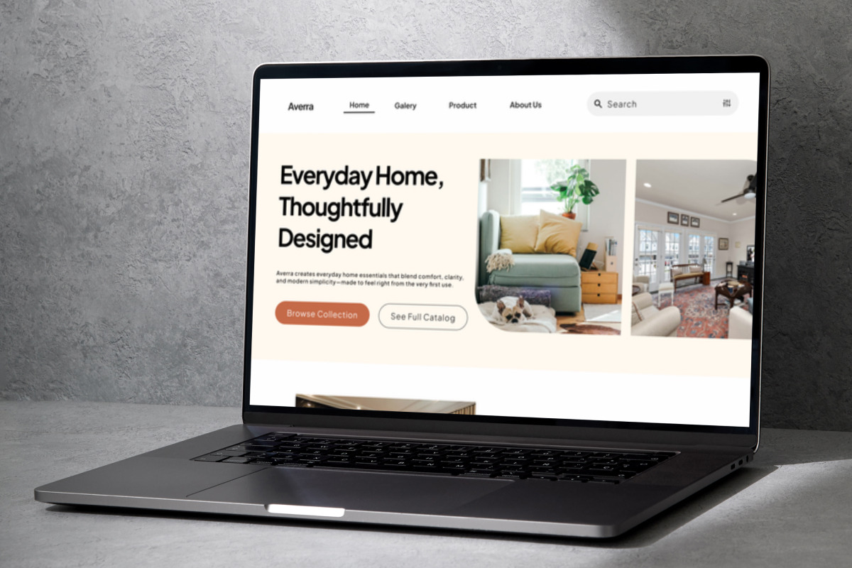 Daily Home Essentials UI UX Landing, a Landing Page Template by productype1 (Photo 5 of 5)