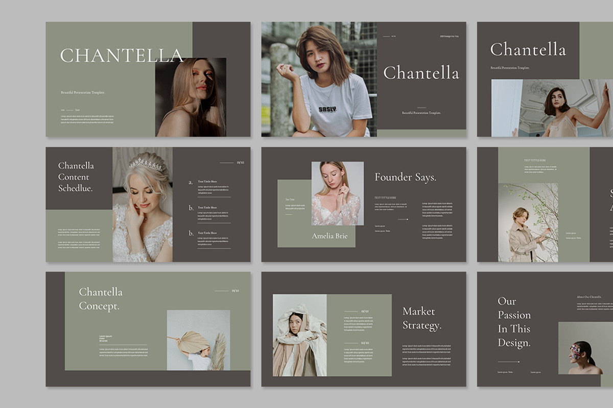 Chantella Presentation Template, a Presentation Template by Analogous Temp (Photo 2 of 5)