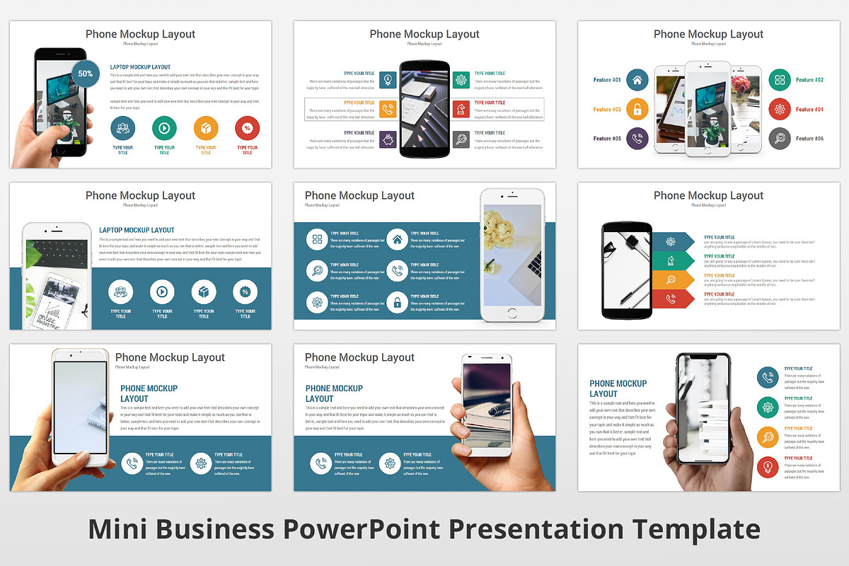 Mini Business PowerPoint Template, a Presentation Template by GraphicStan (Photo 21 of 30)