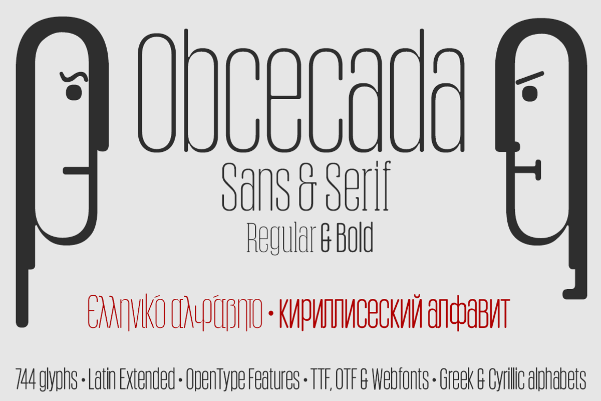 Obcecada Sans & Serif