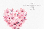 Floral easter watercolor clipart, an Object Graphic by MyLittleMeow (Thumbnail 5 of 8)