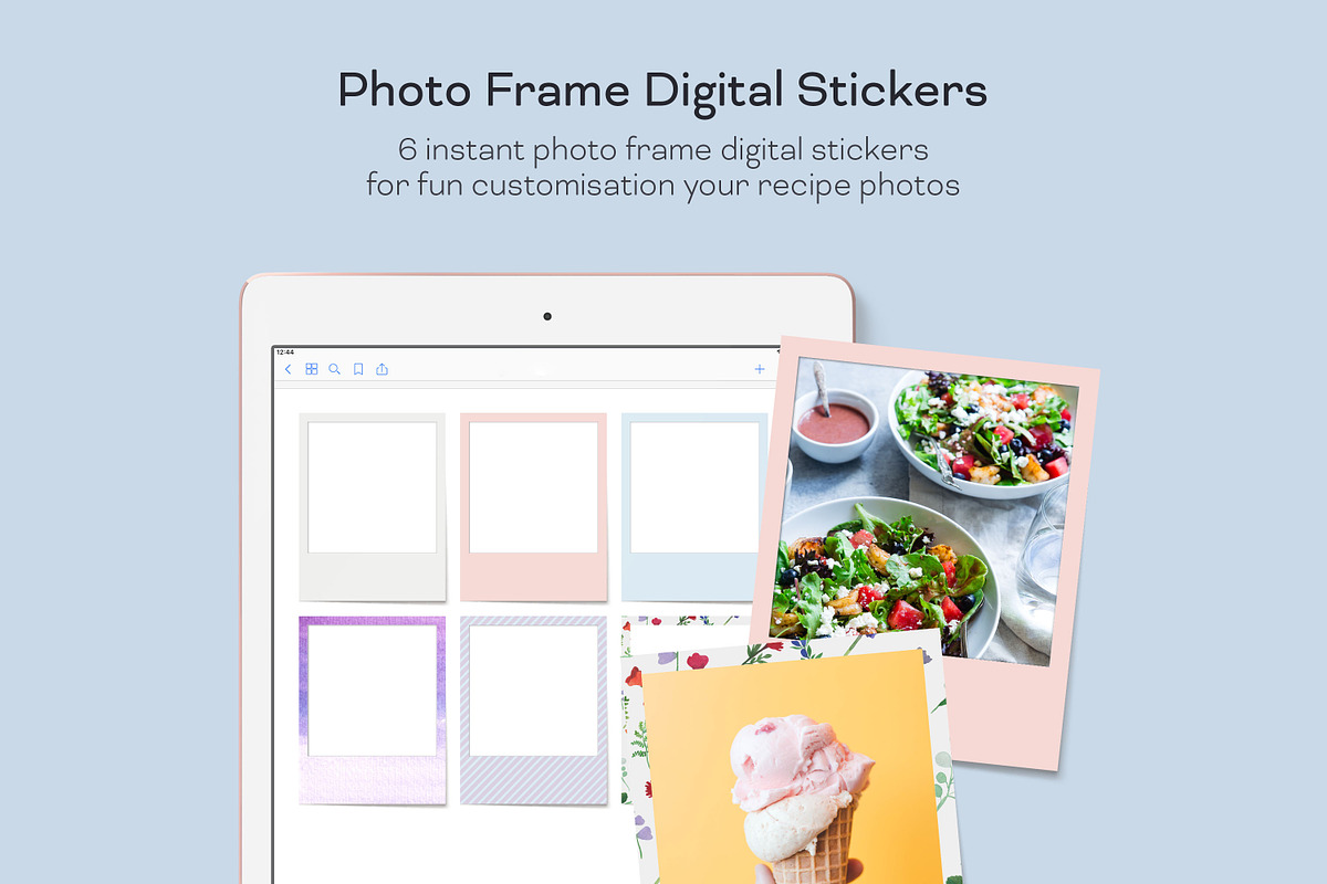 Digital Recipe Book for Goodnotes, a Stationery Template by PickMimi (Photo 7 of 7)