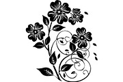 Elegant Botanical Flower Silhouette, an Object Graphic by Designer_Momina (Thumbnail 14 of 16)