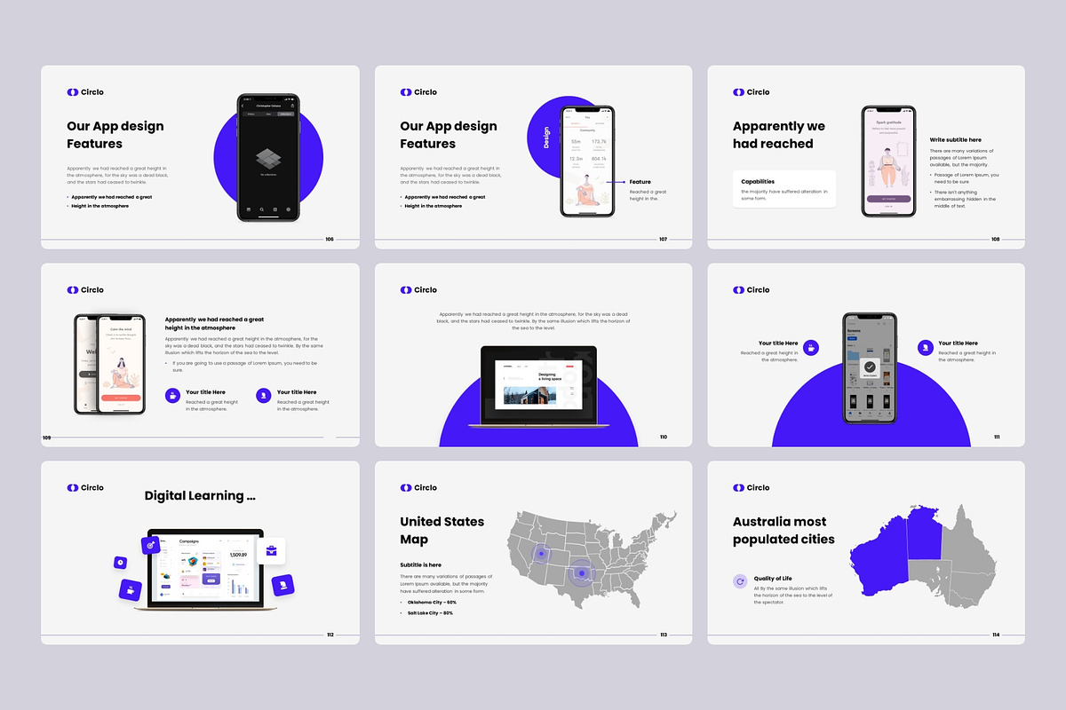 Circlo- Animated Presentation Bundle, a Presentation Template by MNML Agency (Photo 24 of 63)