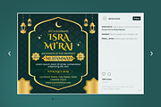 Isra Mi'raj Flyer Set, a Flyer Template by SquidPixey (Thumbnail 3 of 6)