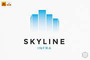 Skyline Real Estate Logo Template, a Branding & Logo Template by WebCraft (Thumbnail 1 of 4)