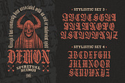 Master Rough Blackletter Typeface, a Blackletter Font by alit design (Thumbnail 7 of 17)